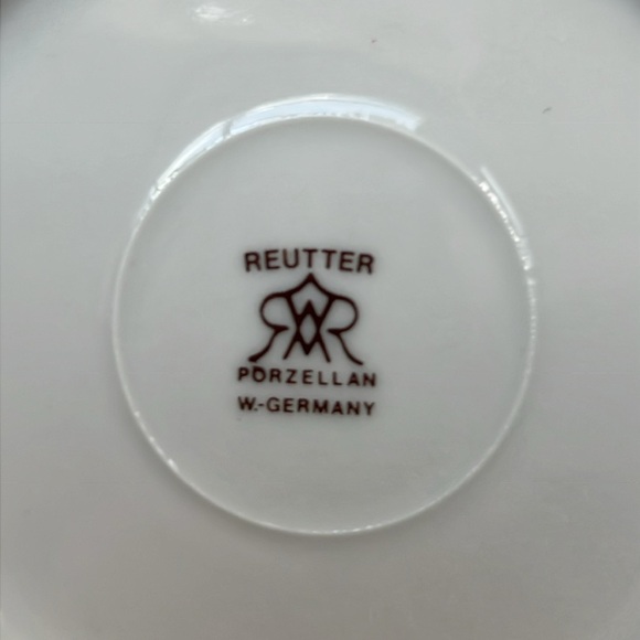 3 Vintage Reutter Porzellan W. Germany Folkart Seasons Small Porcelain Plates - Picture 5 of 7